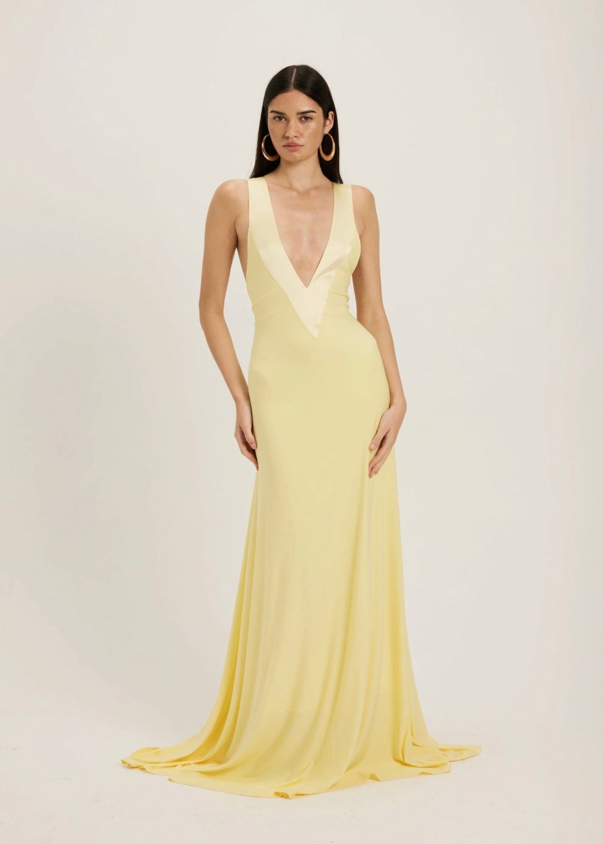 Ance Gria Rosa Gown Lemon