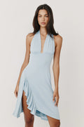 Kesha Dress in Blue with Jean